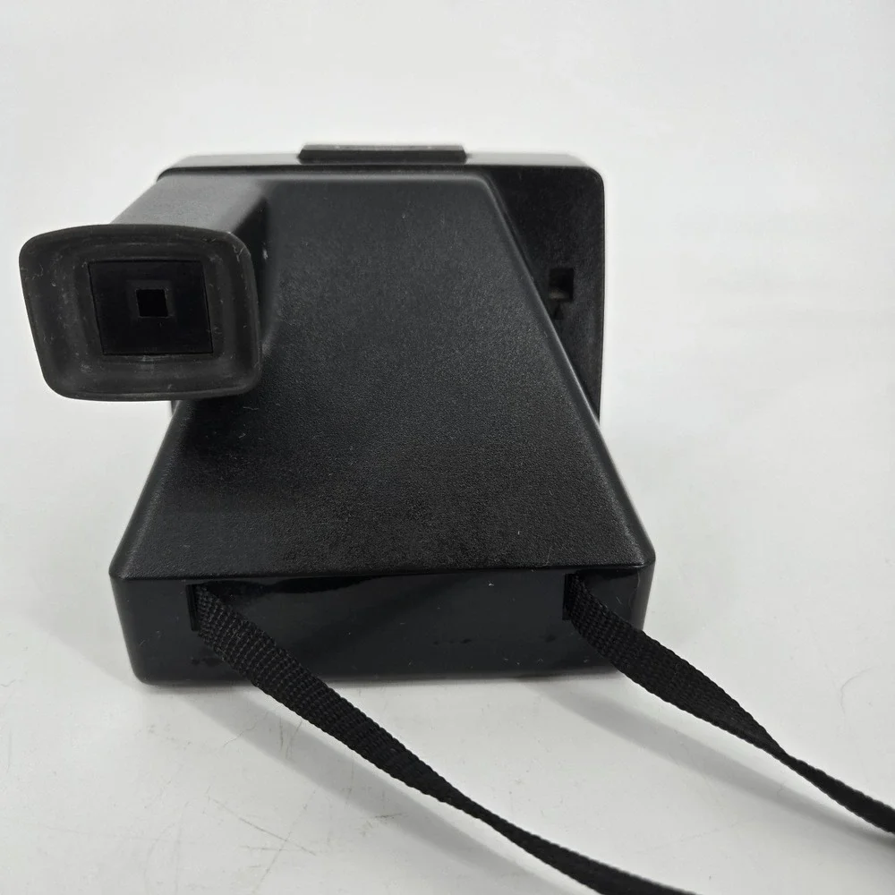 Vintage Polaroid Time-Zero‎ One Step Land Camera Rainbow Stripe w Strap Untested